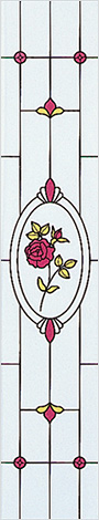 Frost Coloured Option - Frosted Rose Bud